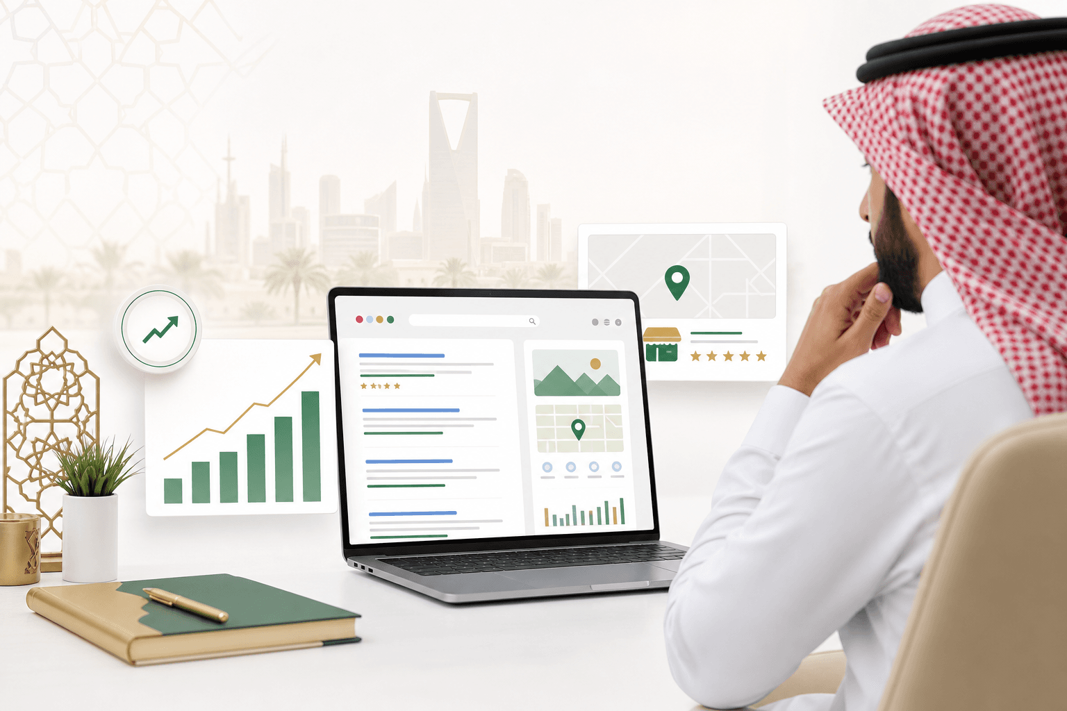 SEO helping Saudi businesses grow through Google search and local visibility