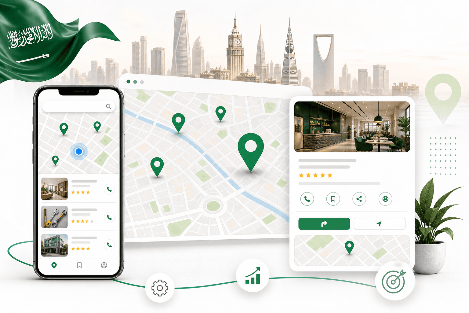 Local SEO and Google Maps visibility for businesses in Saudi Arabia