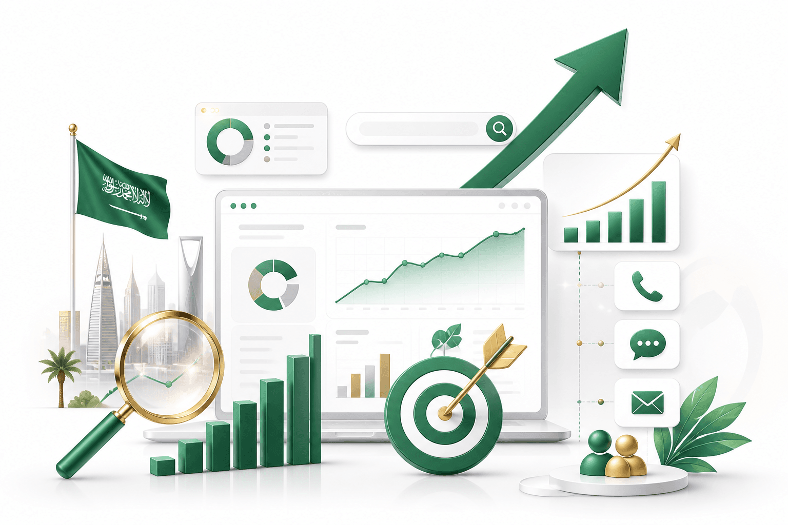 Long-term SEO growth helping a business gain enquiries and customers