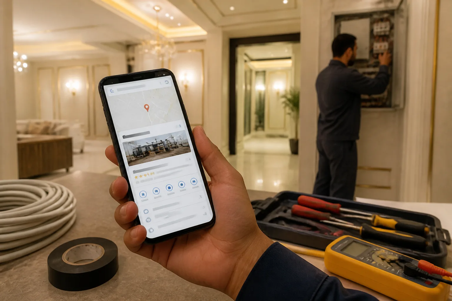 Local SEO analytics and Google ranking strategy for electrical contractors