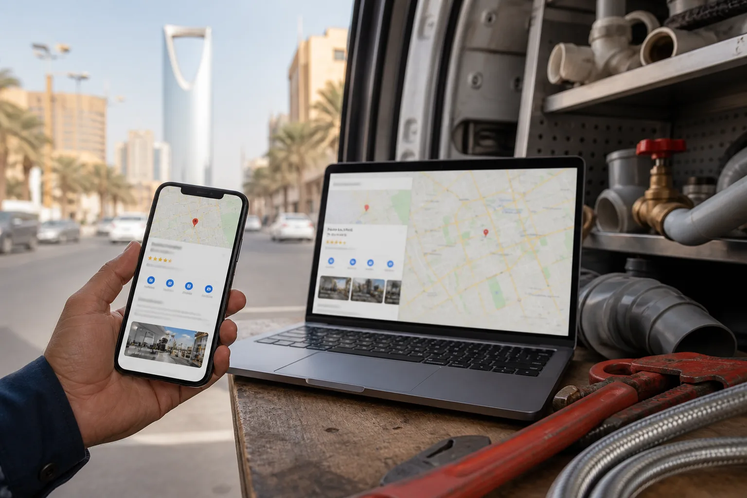 Local SEO analytics and Google ranking strategy for plumbing businesses