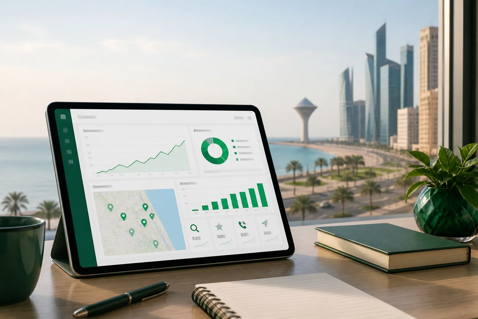 Local SEO analytics and growth for Dammam businesses